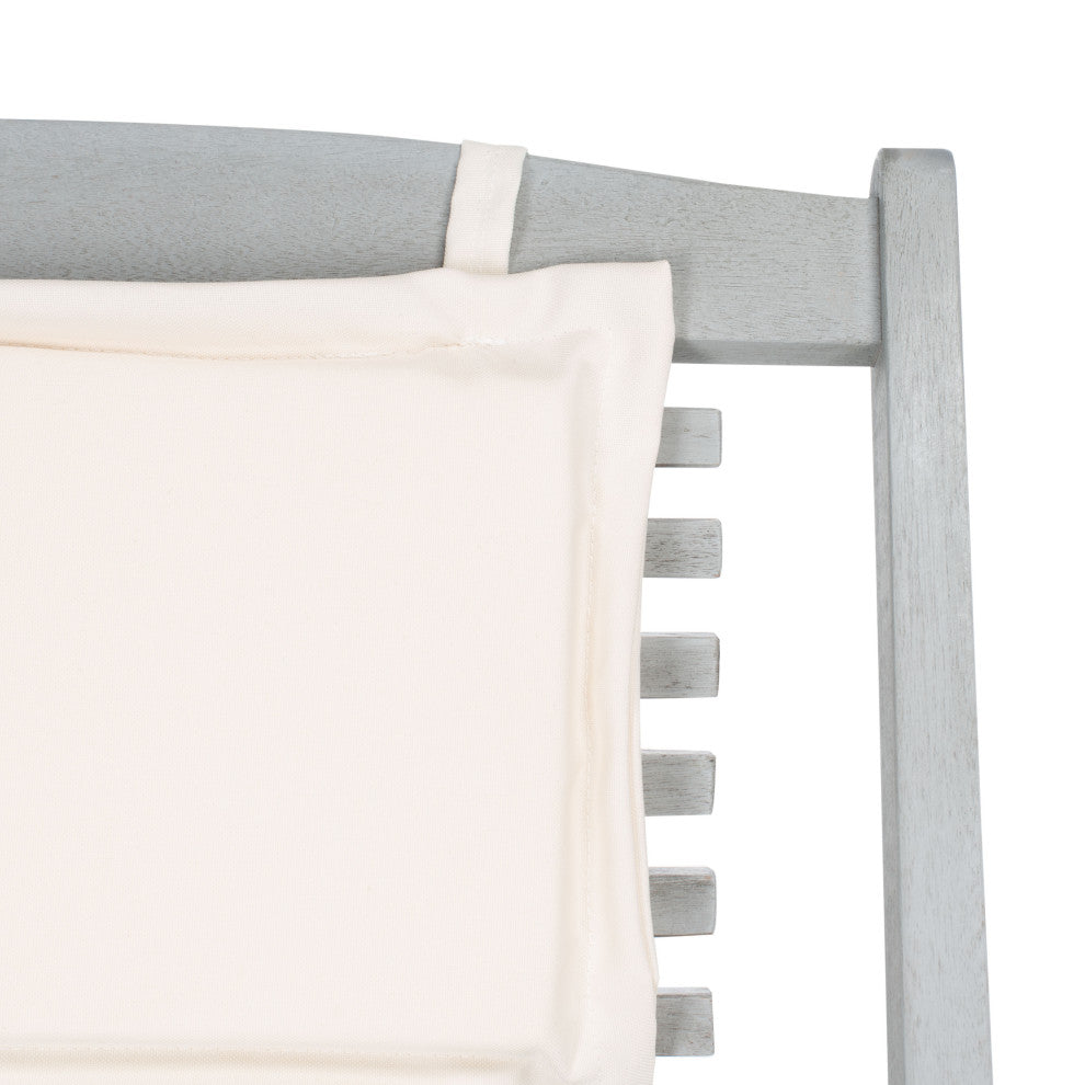 Safavieh Rendi Relax Chair With Pillow, Grey/Beige