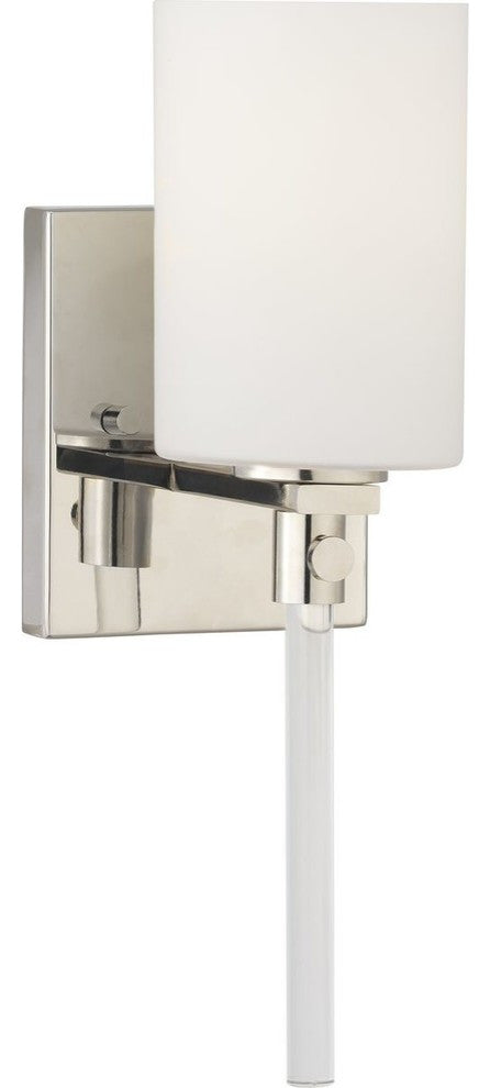 Lisbon Collection 1-Light Bath And Vanity, Polished Nickel