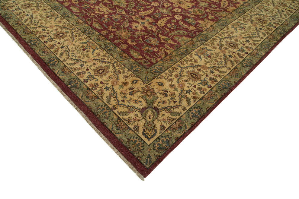 Rug N Carpet - Handmade Oriental 11' 8" x 14' 11" Oversize Oushak Area Rug