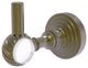 Pacific Grove Robe Hook with Twisted Accents, Antique Brass