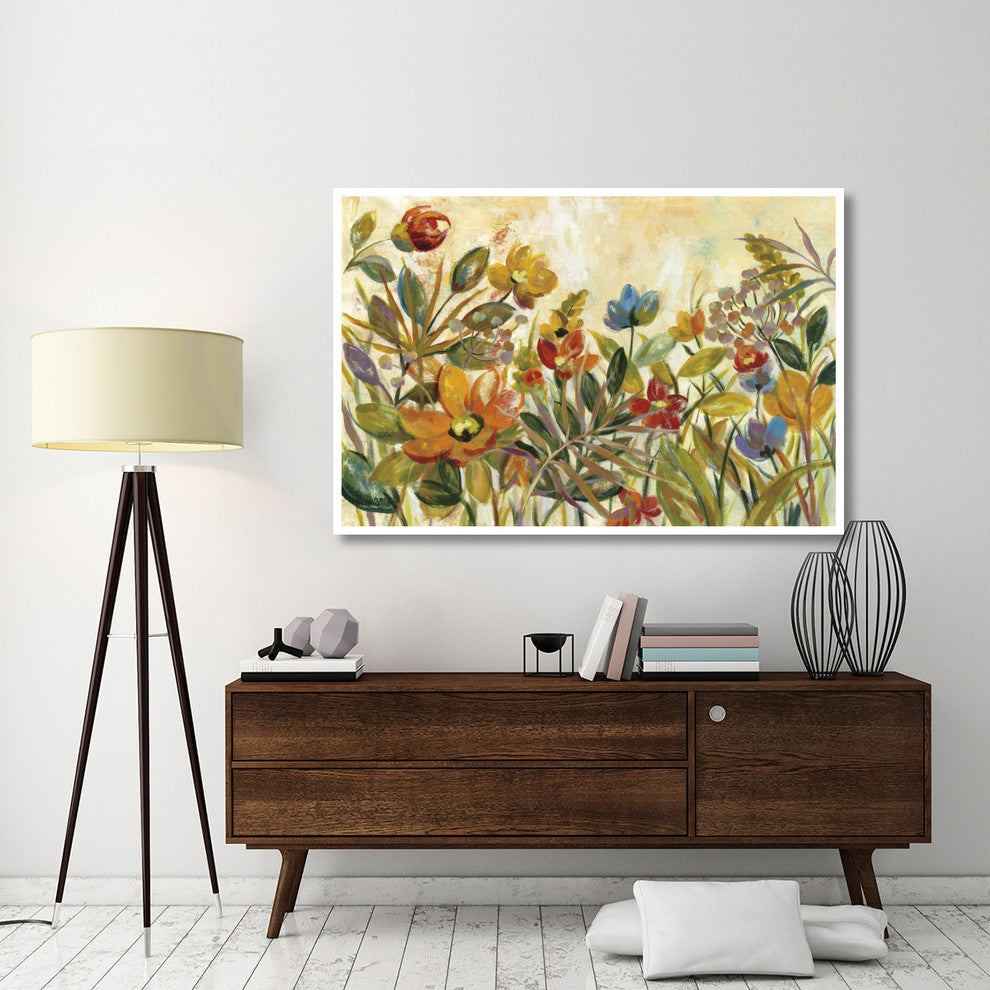 "Rain Forest Floral" Digital Paper Print by Silvia Vassileva, 62"x42"