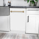 ZLINE 18" Tall Tub Dishwasher, White Matte DWVZ-WM-18-CB