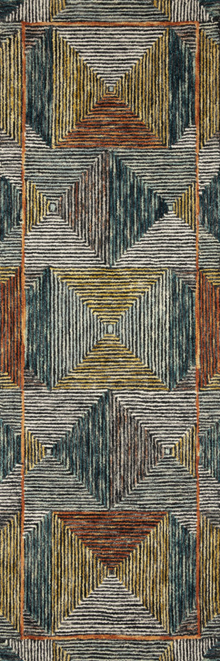 Loloi II Spectrum Ivory/Multi, Blue/Multi, 7'-9" X 9'-9"