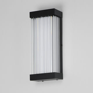 ET2 E30230-122 Acropolis 14" Tall LED Outdoor Wall Sconce - Black