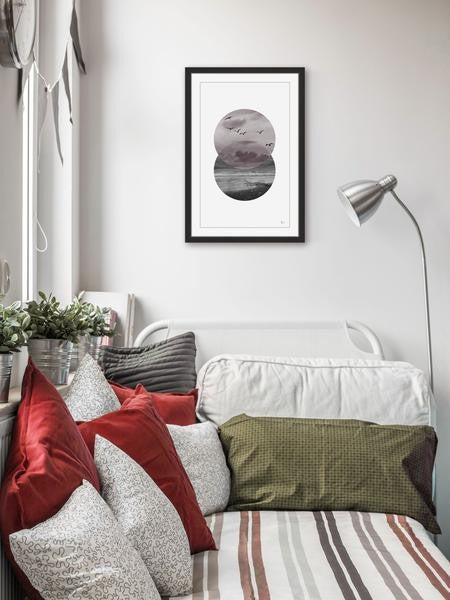 "Over the Sea" Framed Painting Print, 30"x45"