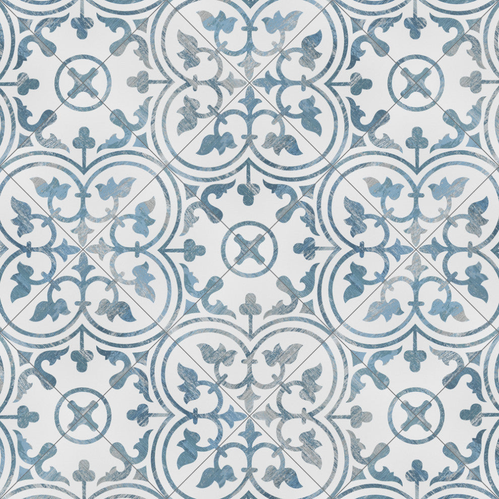 Cassis Arte Blue Porcelain Floor and Wall Tile