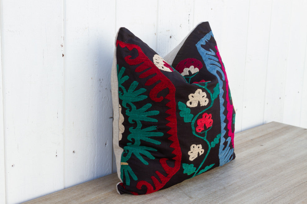 Esin Vintage Suzani Square Pillow