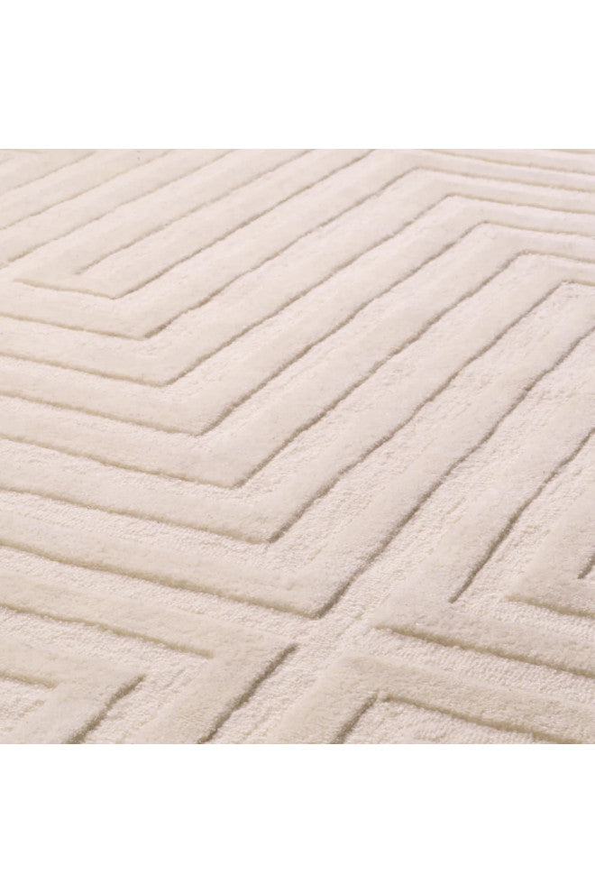 Beige Wool Rug 7' x 10', Eichholtz Breck