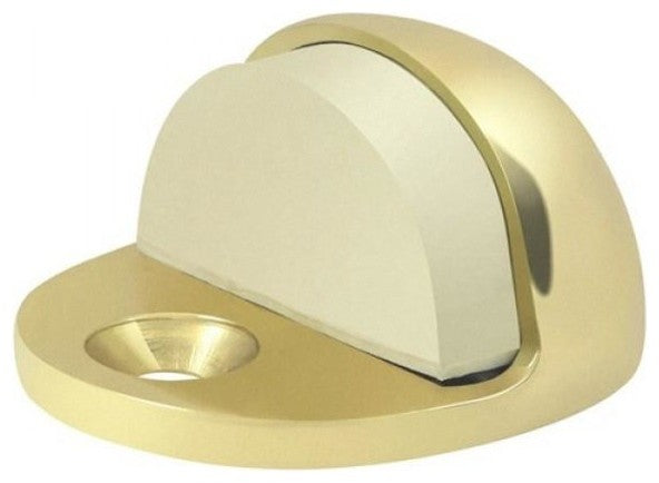 Nuk3y Dome Stop, Low Profile 1/8", Polished Brass