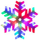 15" LED Color Changing Christmas Snowflake Window Silhouette