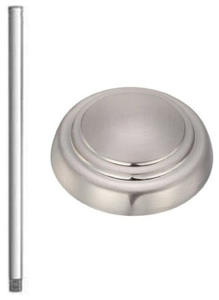 MinkaAire MA DR512 12" Ceiling Fan Downrod for 9 Ft Ceilings - Black Iron