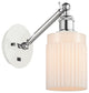 Innovations 317-1W-WPC-G341 1-Light Sconce, White and Polished Chrome