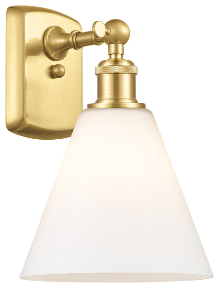 Innovations 516-1W-SG-GBC-81 1-Light Sconce, Satin Gold