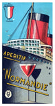 "Aperitif Normandie" Digital Paper Print by Vintage Booze Labels, 20"x38"