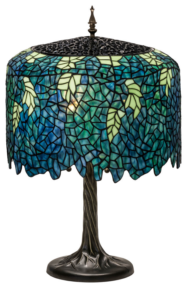 28 High Tiffany Wisteria Table Lamp