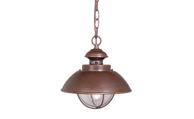 Vaxcel, Harwich --Light Burnished Bronze Outdoor Pendant Light