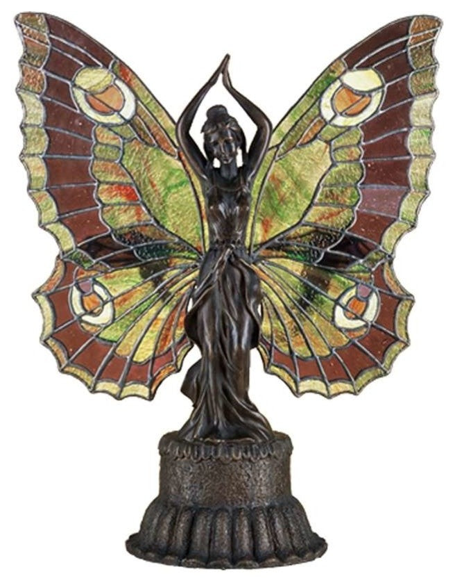 Meyda Lighting 48018 17"H Butterfly Lady Accent Lamp