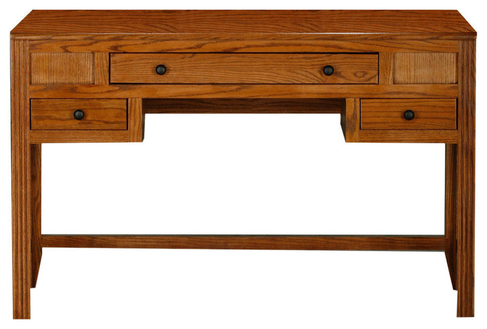 Eagle Furniture Oak Ridge Writing Desk, Unfinished