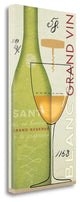 "Grand VIn Blanc" By Sue Schlabach, Giclee Print on Gallery Wrap Canvas