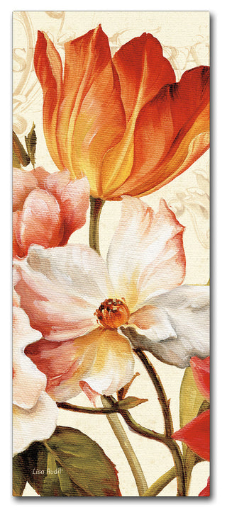 'Poesie Florale Panel I' Canvas Art by Lisa Audit