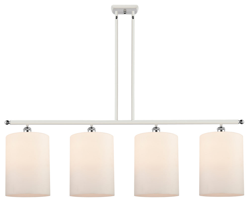 Innovations 516-4I-WPC-G111-L 4 Light Island Light, White, Polished Chrome