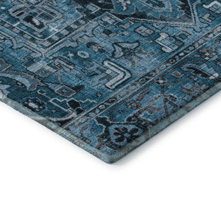Premium Machine Washable Mayfield AMF570 Blue 8' x 10' Rug
