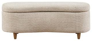 INK+IVY Bailey Boucle Flip Top Storage Bench, Taupe