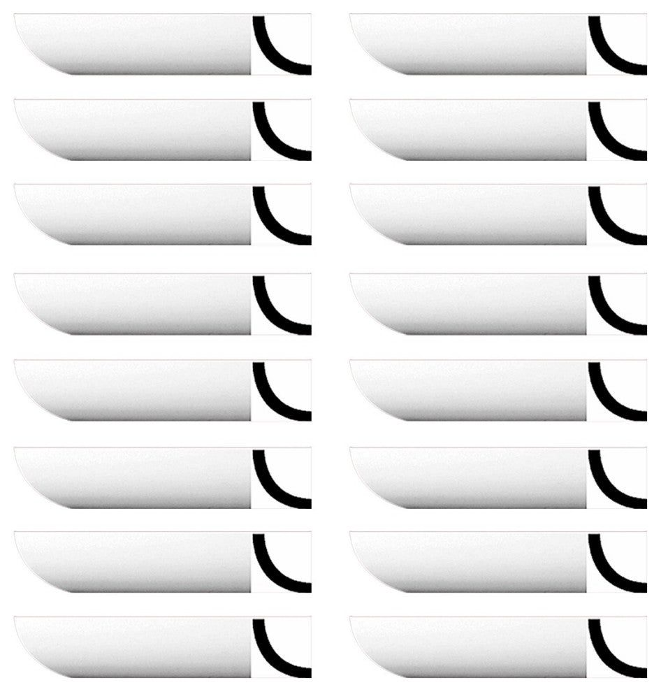 Cornice White Urethane Allentown Simple Design 16 Pieces Totaling 1536" Length
