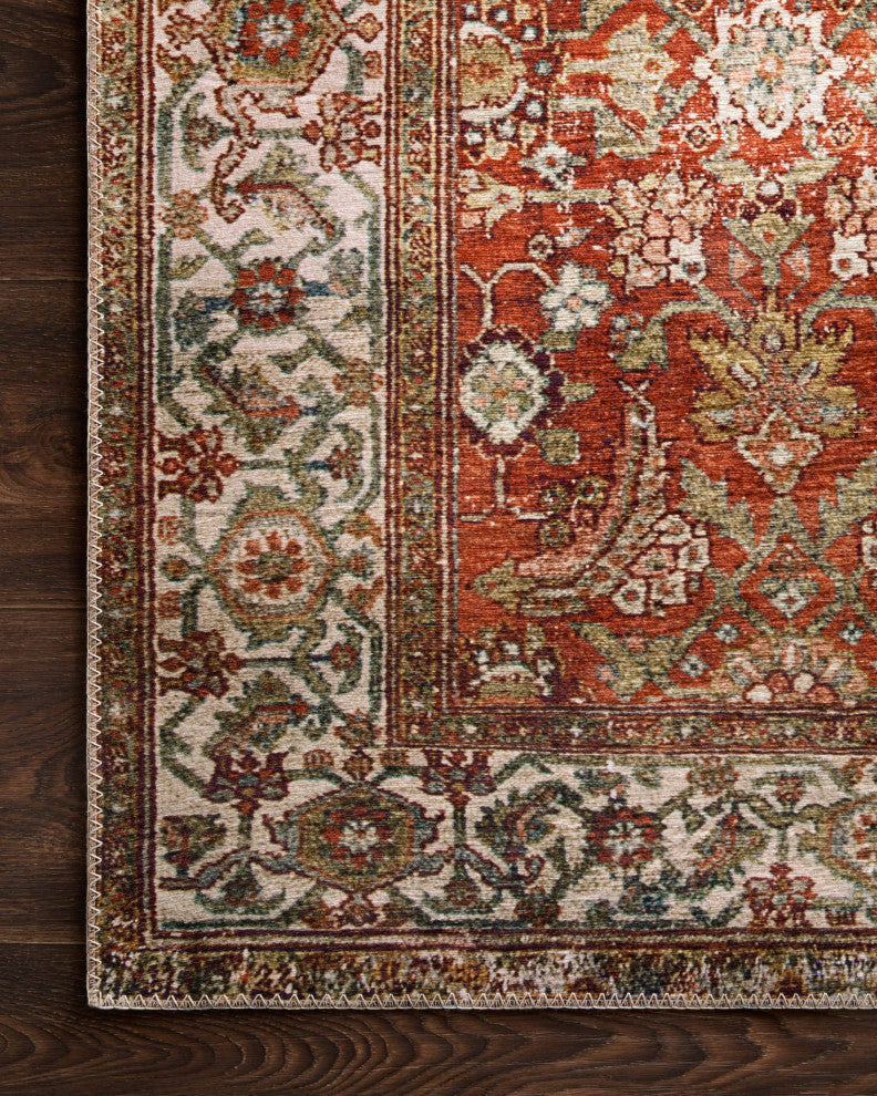 Ocean Multi Layla Printed Polyester Area Rug by Loloi II, 2'-6"x9'-6"