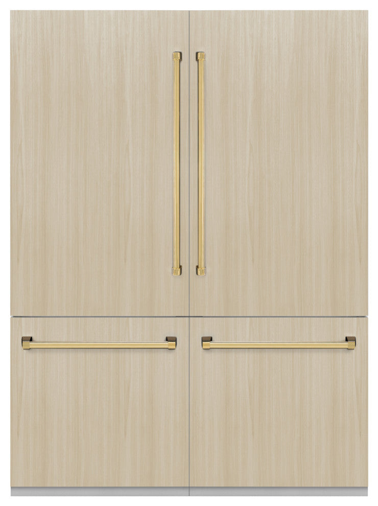 ZLINE 48" Built-in Refrigerator With a Gold Handle, RBIVZ-60-G