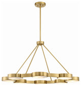 Orson 8-Light Chandelier, Modern Gold