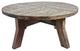 Reclaimed Round Boat Wood Coffee Table 3