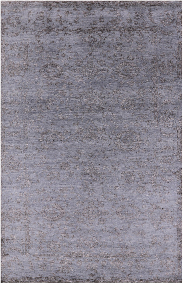 Wool and Silk Persian Handmade Rug 5' 11" X 9' 3" Q6286