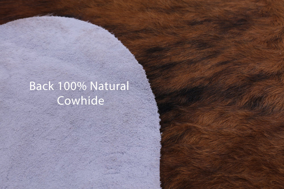 Natural Cowhide Rug 7' 1" X 5' 6" C1513