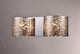 Aubrey 2-Light 16" Crystal Wall Lamp, Chrome