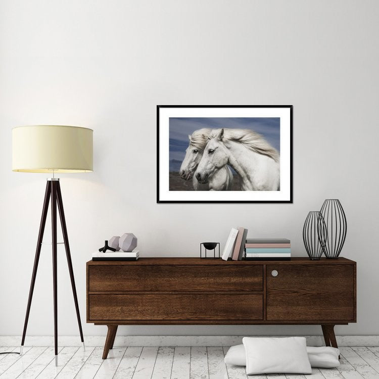 "Blowing" Framed Digital Print by Bragi Ingibergsson, 44x32"