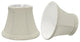 30004-2 Small Bell  Chandelier Clip On Lamp Shade Off White 3"x5"x4"