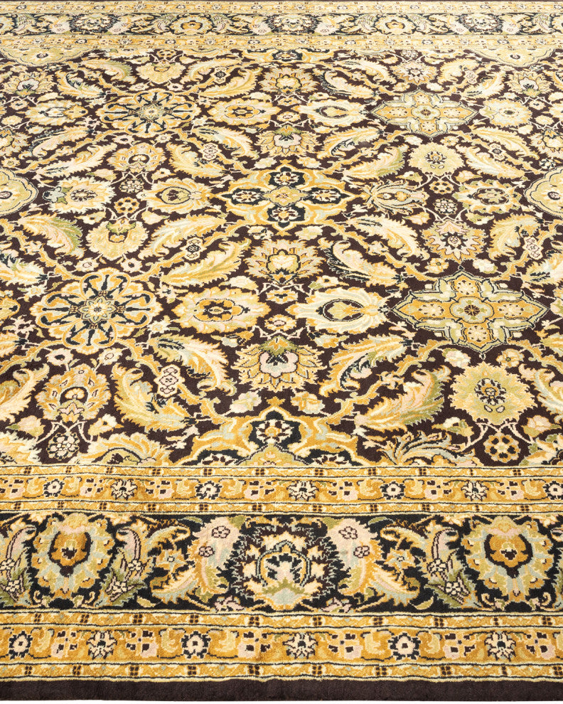 Mogul, One-of-a-Kind Hand-Knotted Area Rug  - Brown, 6' 1" x 9' 0"