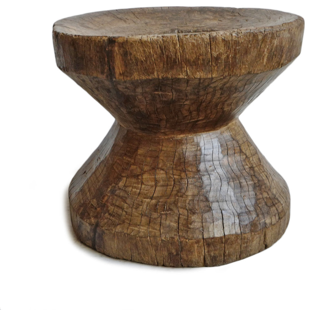 Consigned Naga Wood Pestle Pot