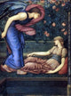 Sir Edward Burne-Jones Cupid and Psyche, 21"x28" Wall Decal Print