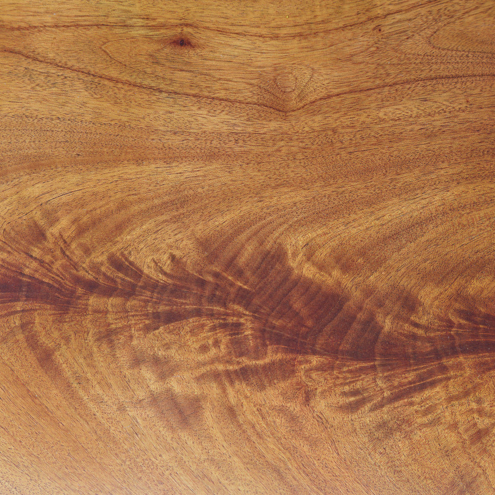 Malibu Crest Rectangular Dining Table - Crotch Mahogany