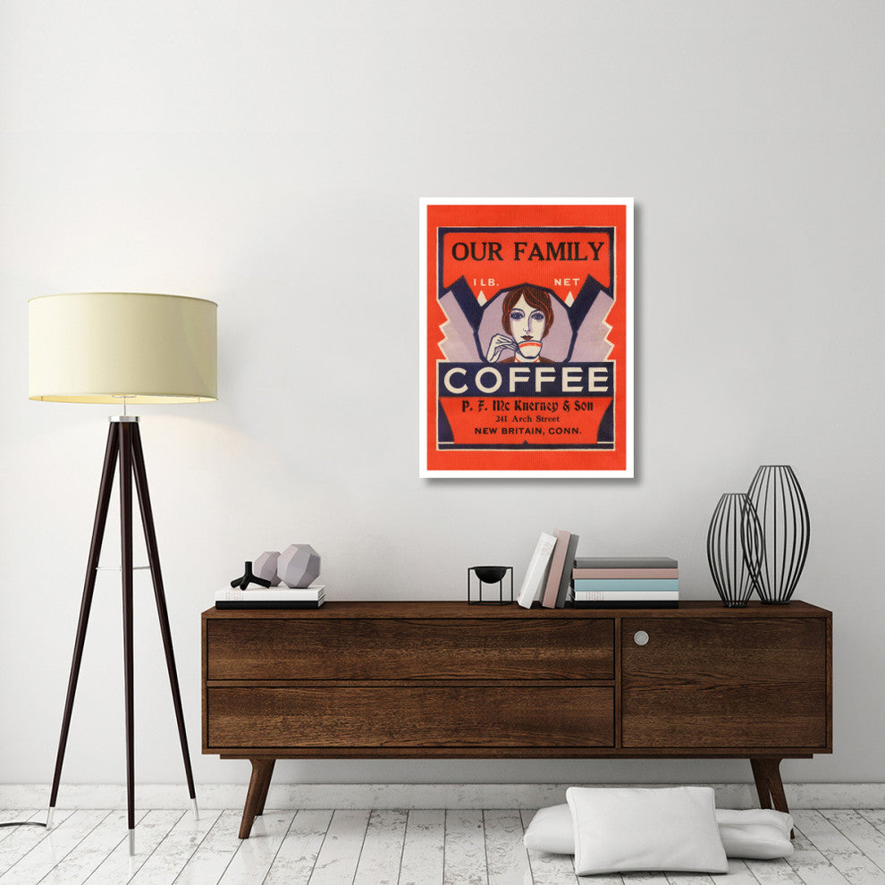 "Our Family Coffee" Digital Paper Print by Retrolabel, 29"x38"