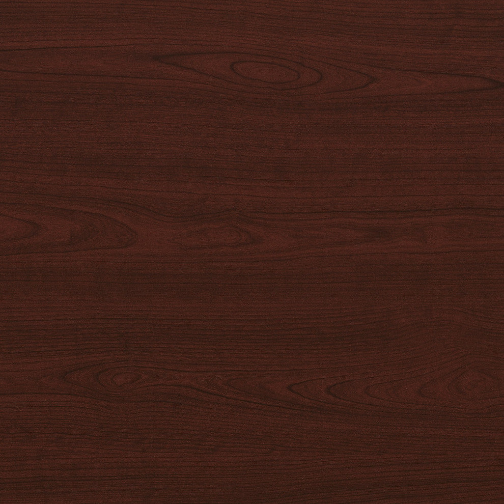 Cabot Computer Desk With Drawers, Harvest Cherry