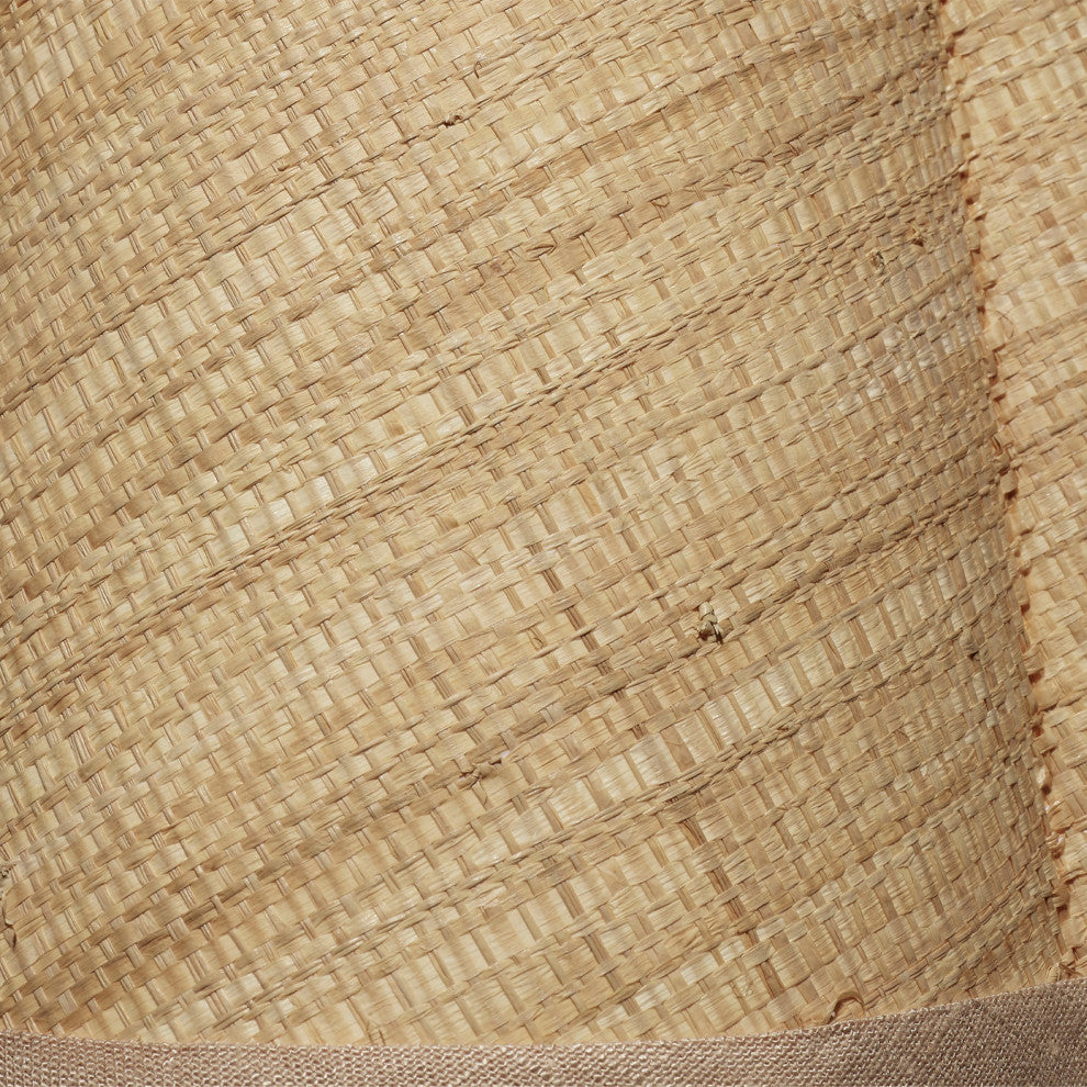 Scalloped Lamp Shade, Raffia, Small