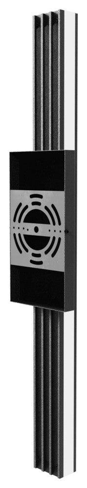 Avenue Lighting Av2124-Blk Outdoor Wall Mount, Black