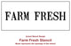 Farm Fresh Sign Stencil, DIY Vintage Decor, Large