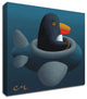 Penguin by Chris Miles, Print on Canvas, 24"x24"