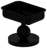Vanity Top Soap Dish, Matte Black