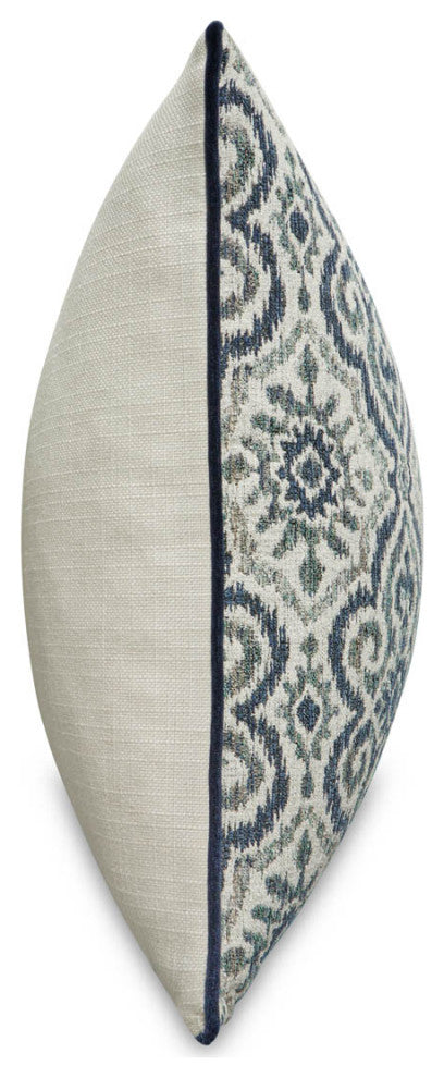 Blue My Mind Marquez 20" Square Pillow, Set of 2, Navy