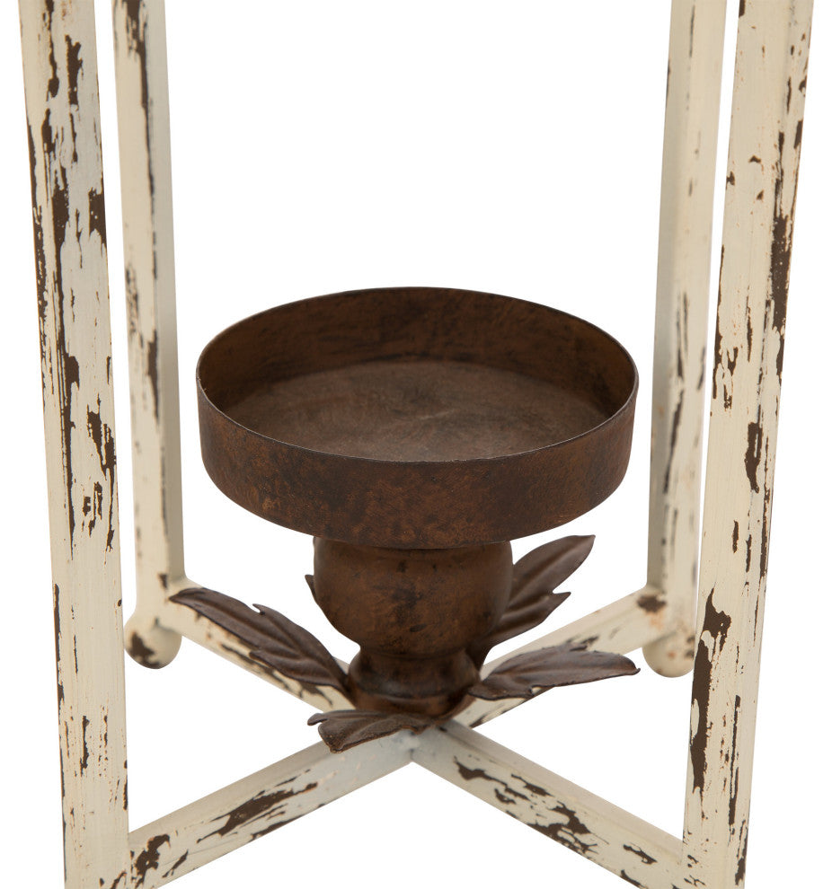 Set of 2 Same Size Farmhouse Metal Lantern